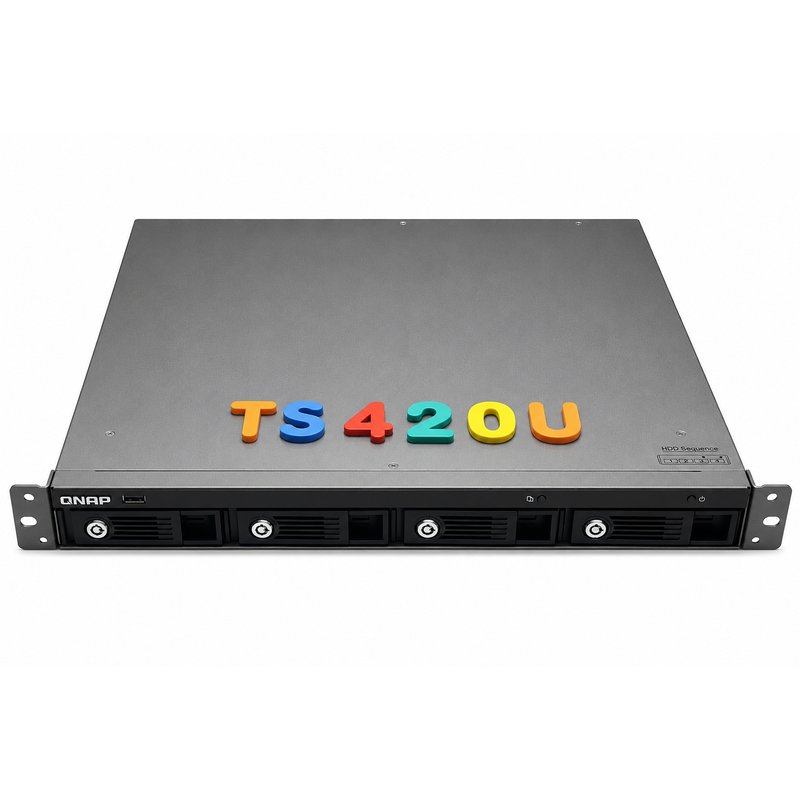 QNAP TS-420U Front